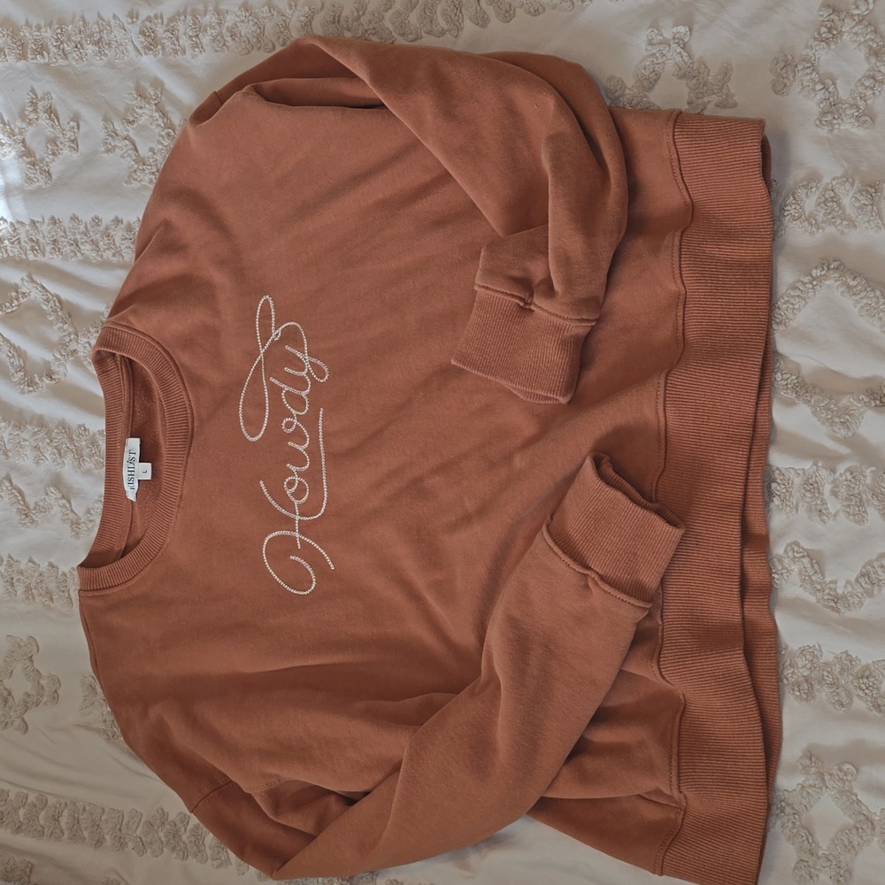 Rust Howdy Crewneck